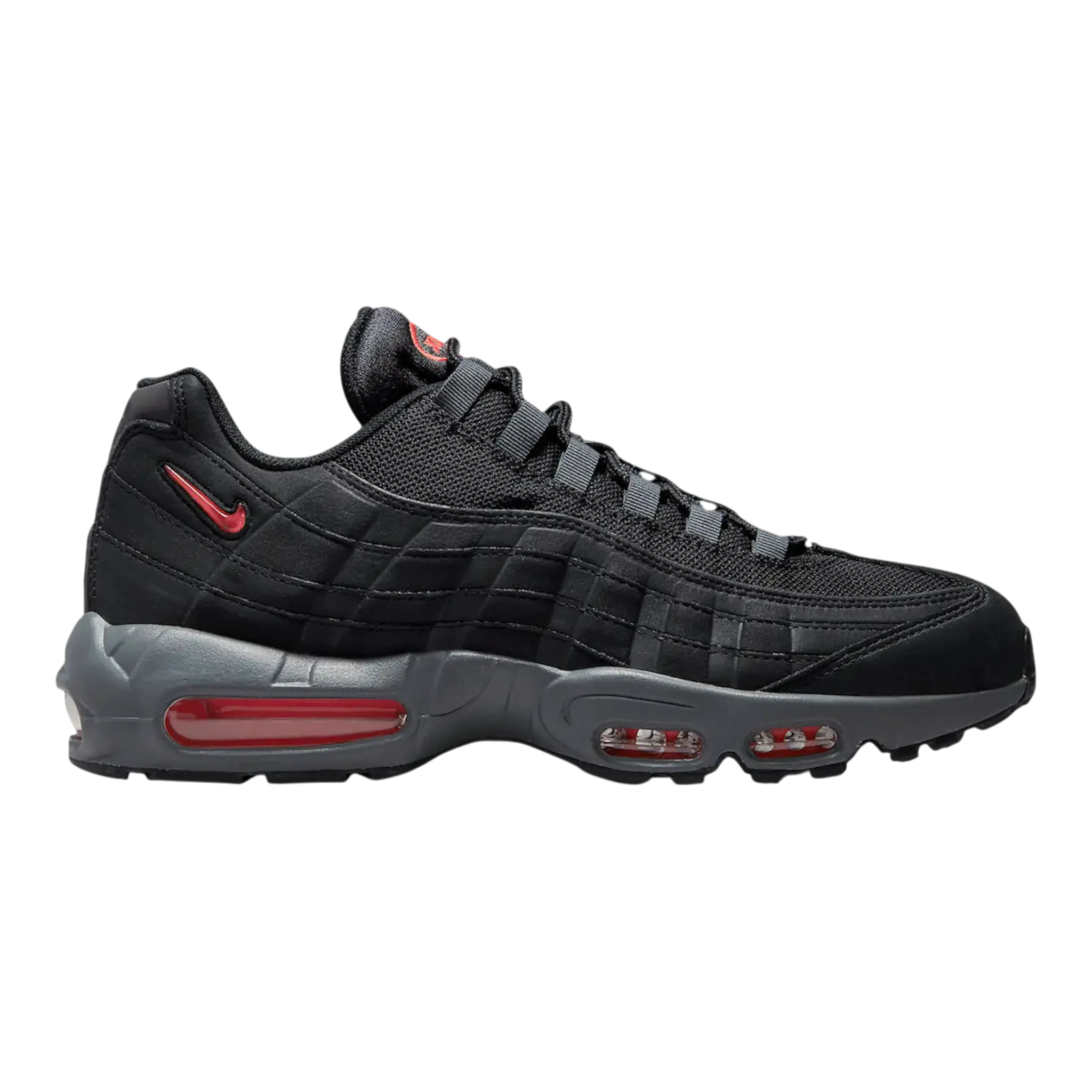 Nike Air Max 95 Men Sneakers Black University Red Dark Grey White