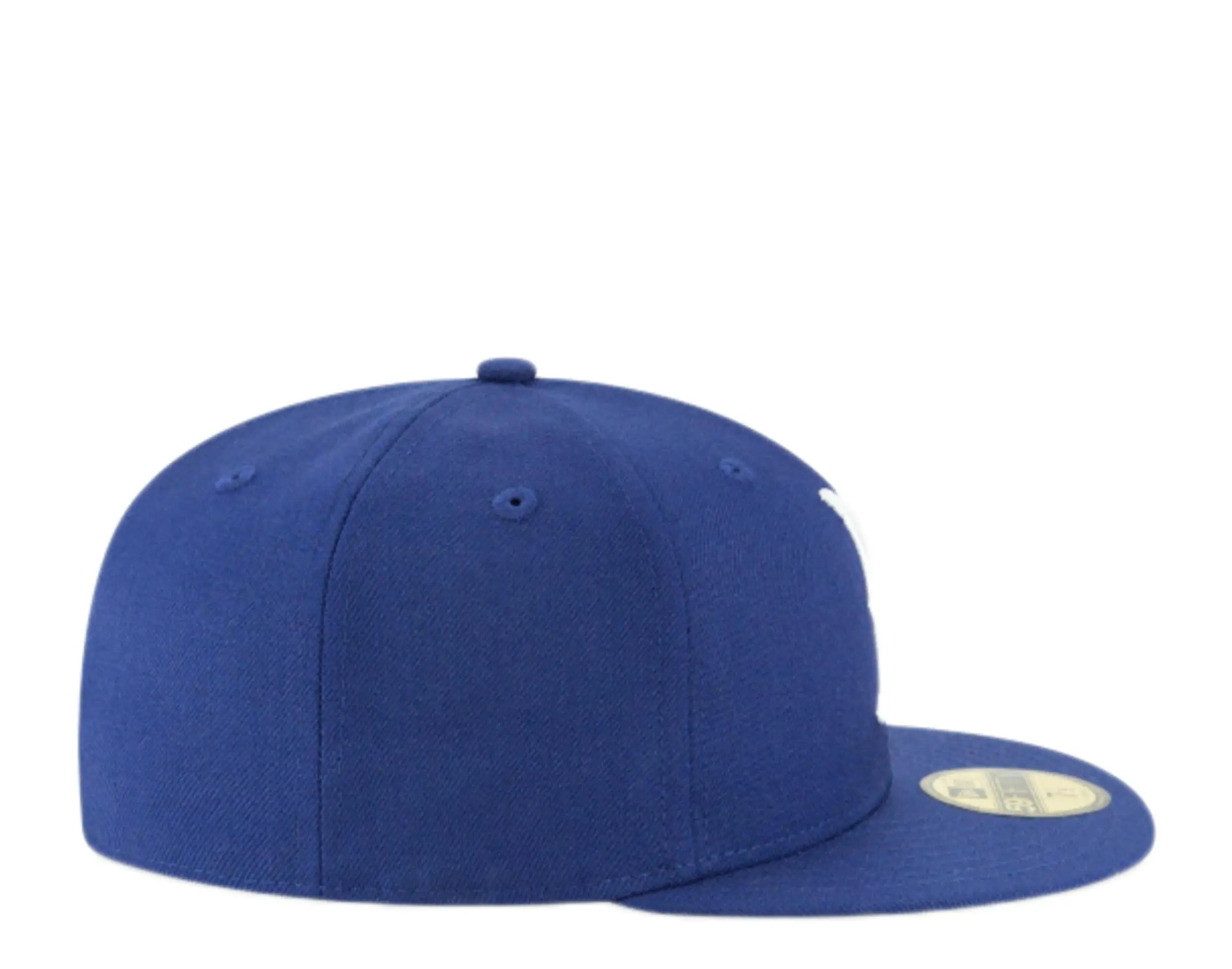 New Era 59Fifty Brooklyn Dodgers 1949 Cooperstown Men Fitted Hat Royal Blue