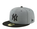 New Era 59Fifty New York Yankees Men Fitted Hat Storm Gray
