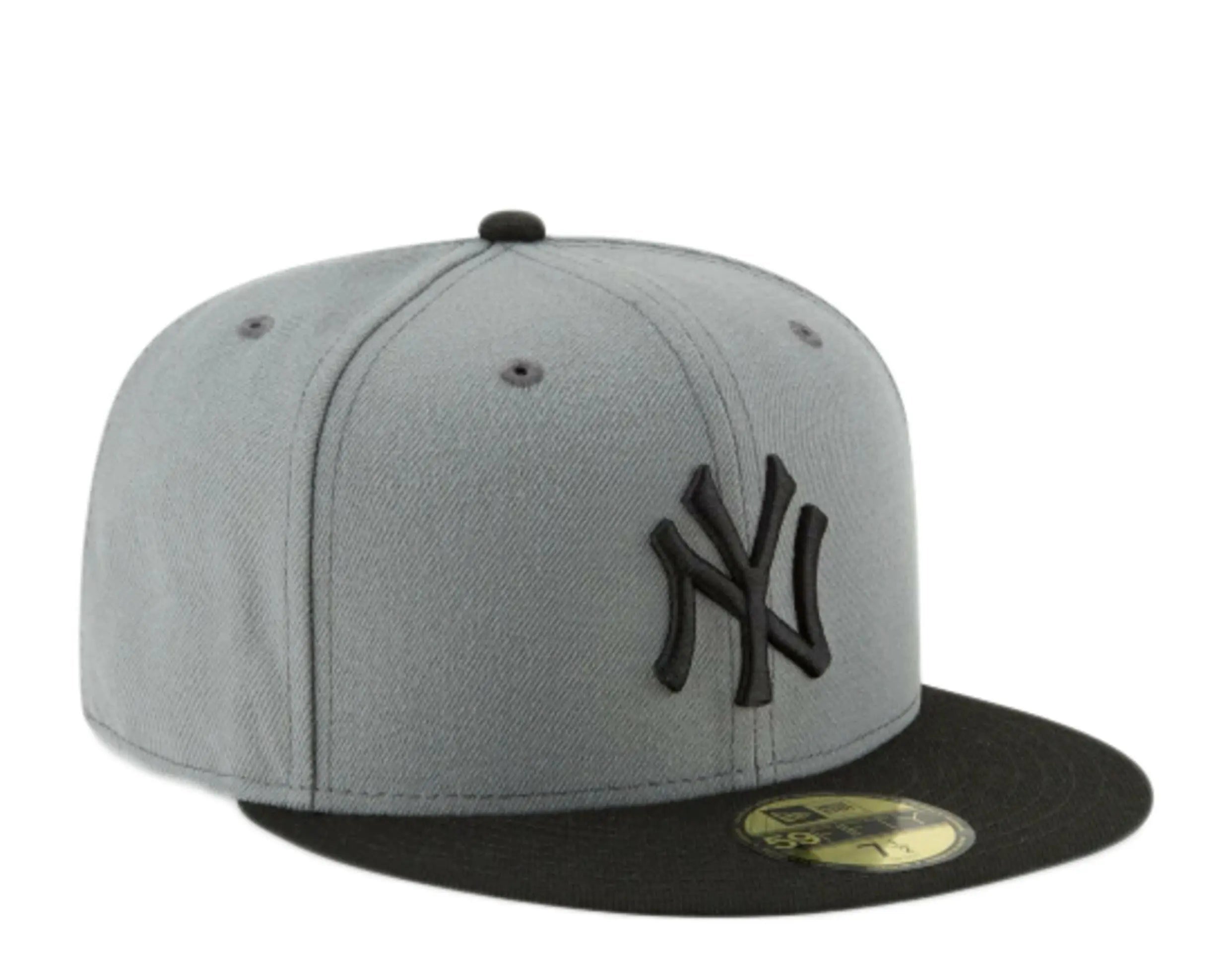 New Era 59Fifty New York Yankees Men Fitted Hat Storm Gray