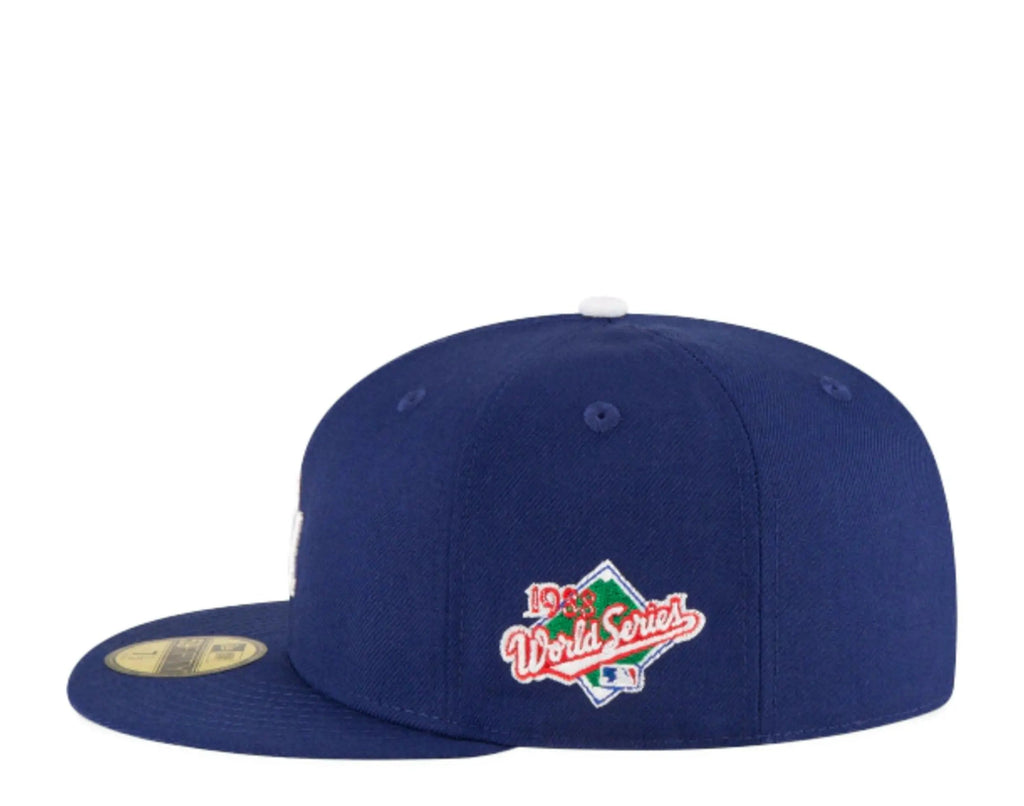 New Era 59Fifty Los Angeles Dodgers 1988 World Series Men Fitted Hat Royal Blue