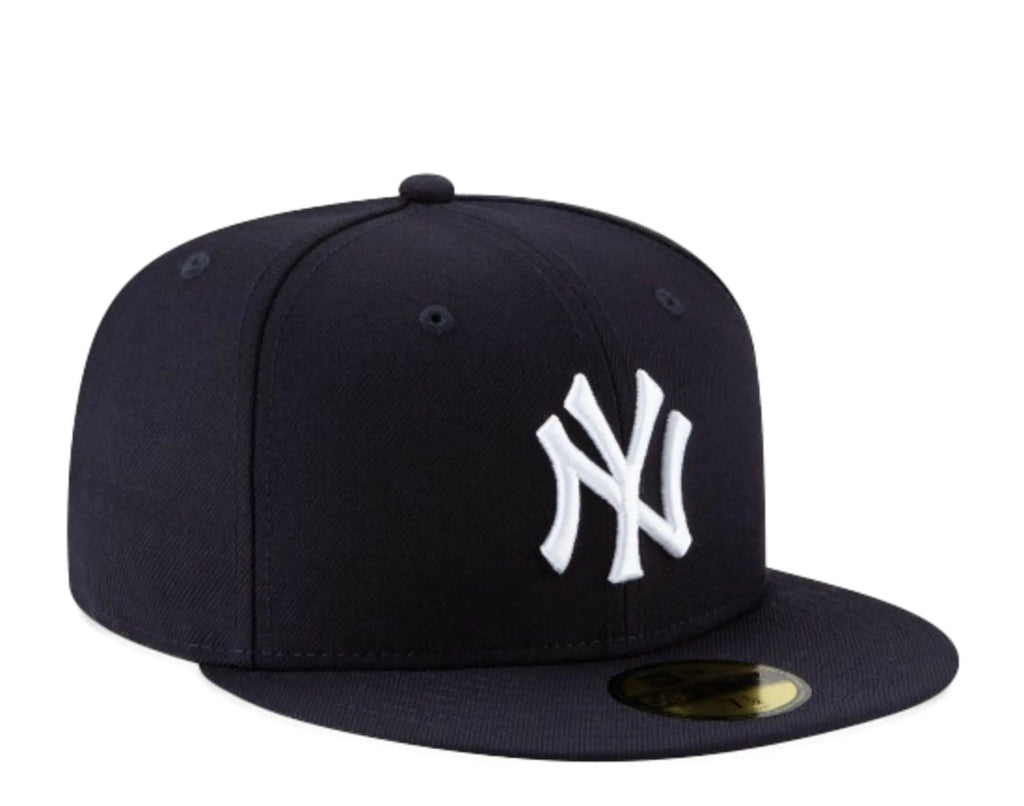New Era 59Fifty New York Yankees Men Fitted Hat Navy Blue