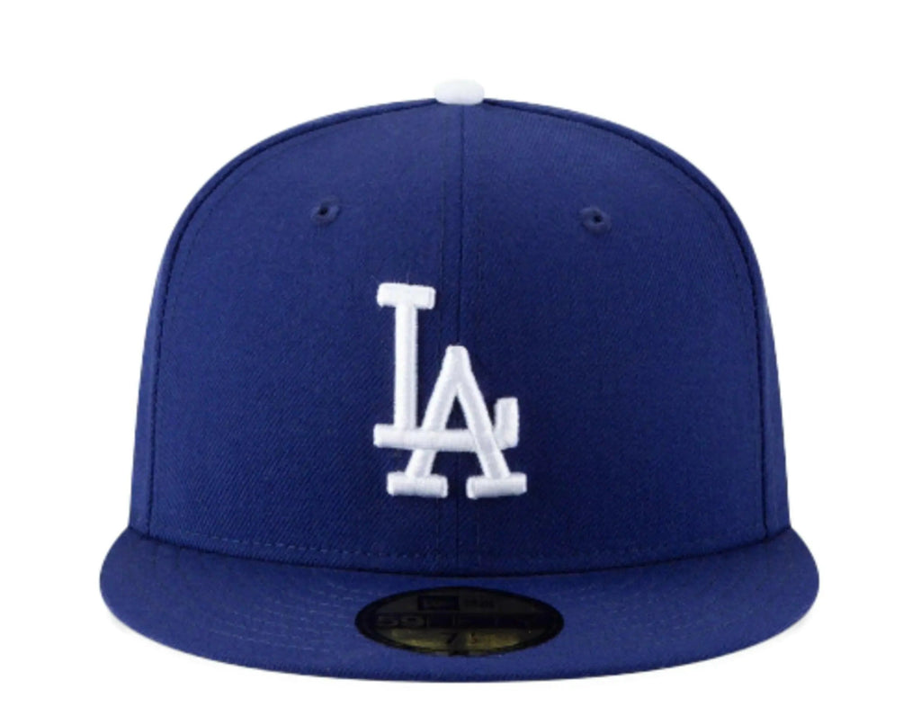 New Era 59Fifty Los Angeles Dodgers Men Fitted Hat Royal Blue