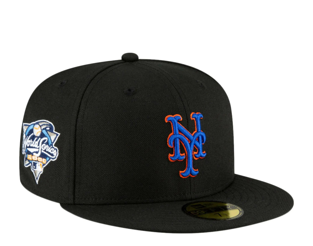 New Era 59Fifty New York Mets 2000 World Series Men Fitted Hat Black