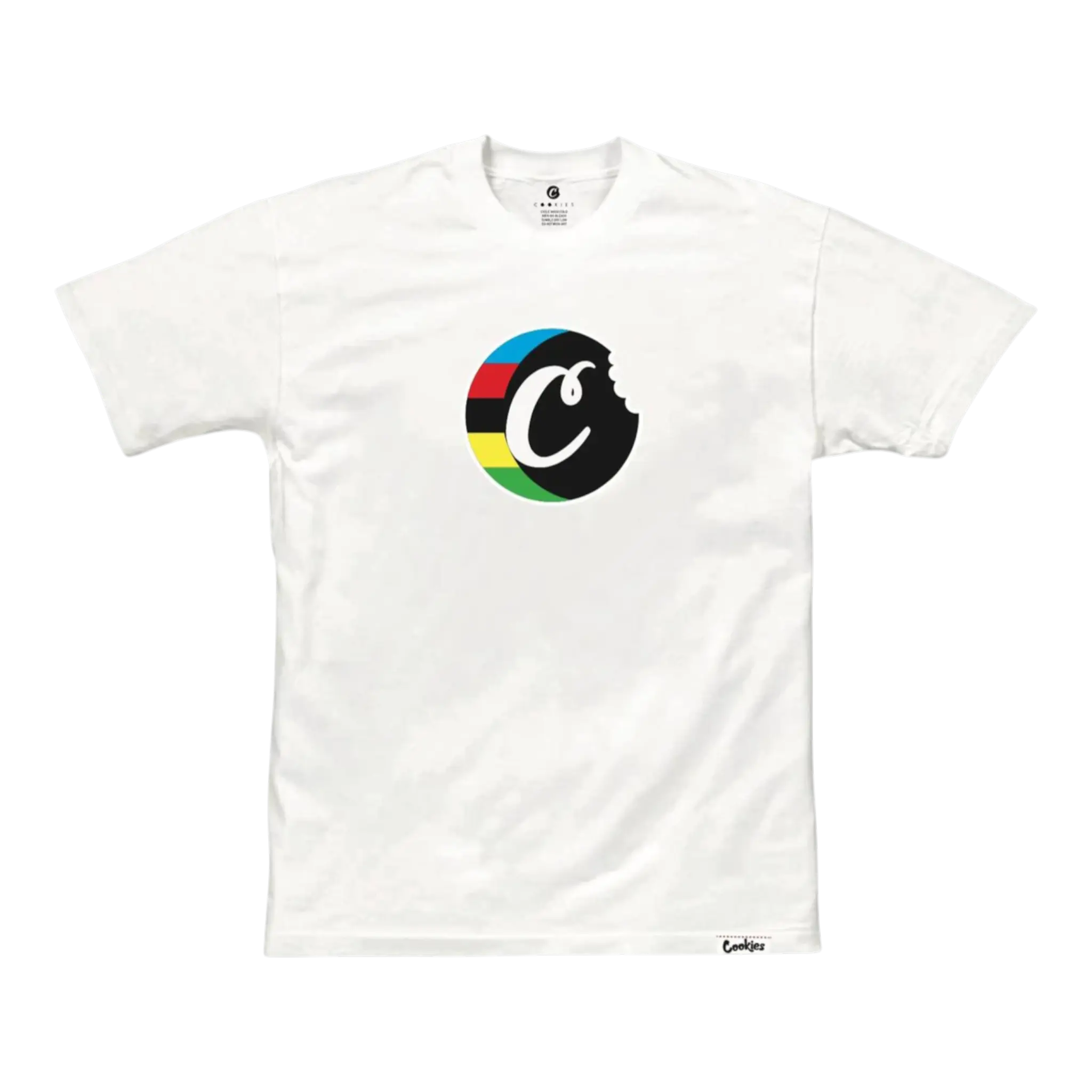 Cookies Block Logo T-Shirt Men White
