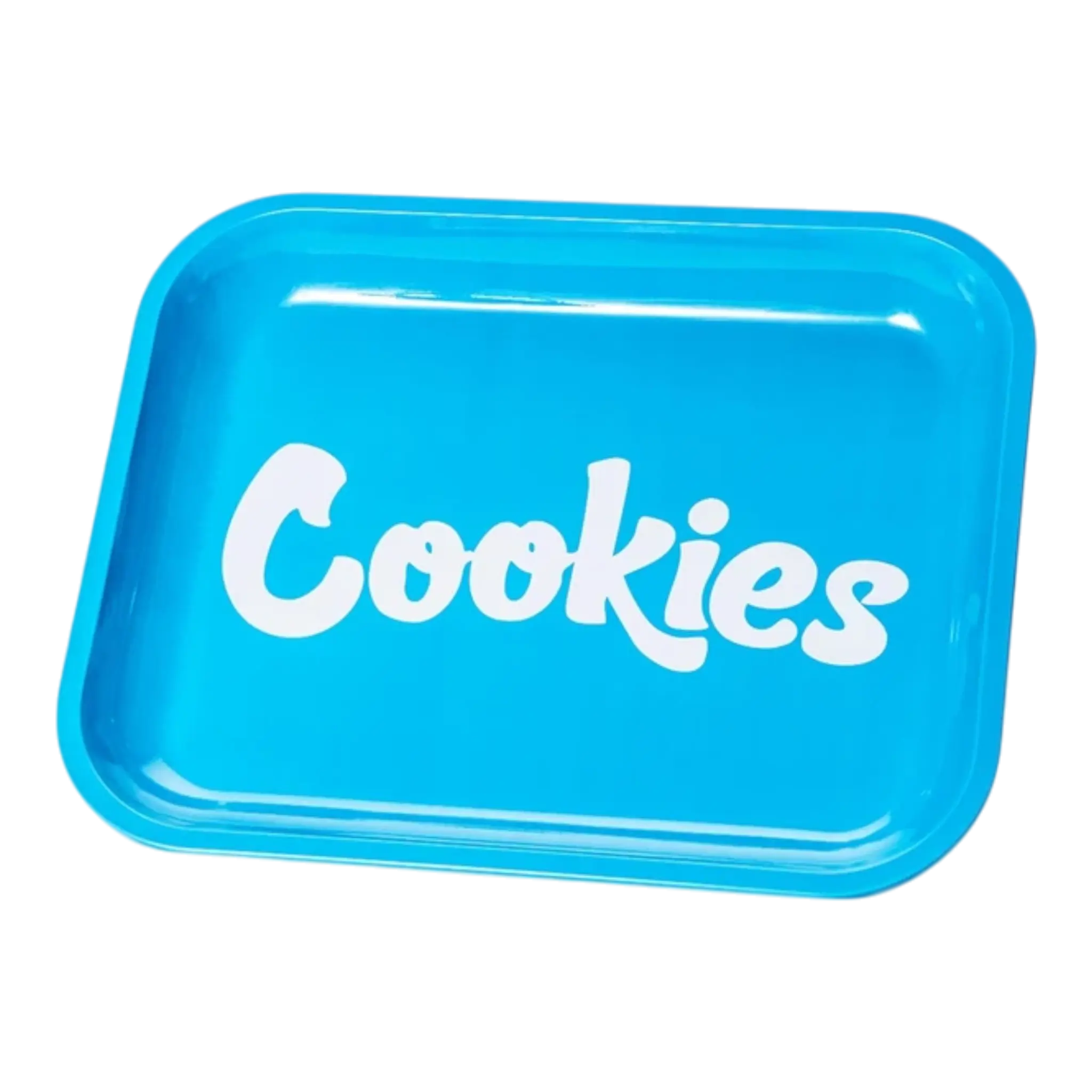 Cookies Small Metal Rolling Tray Unisex Blue