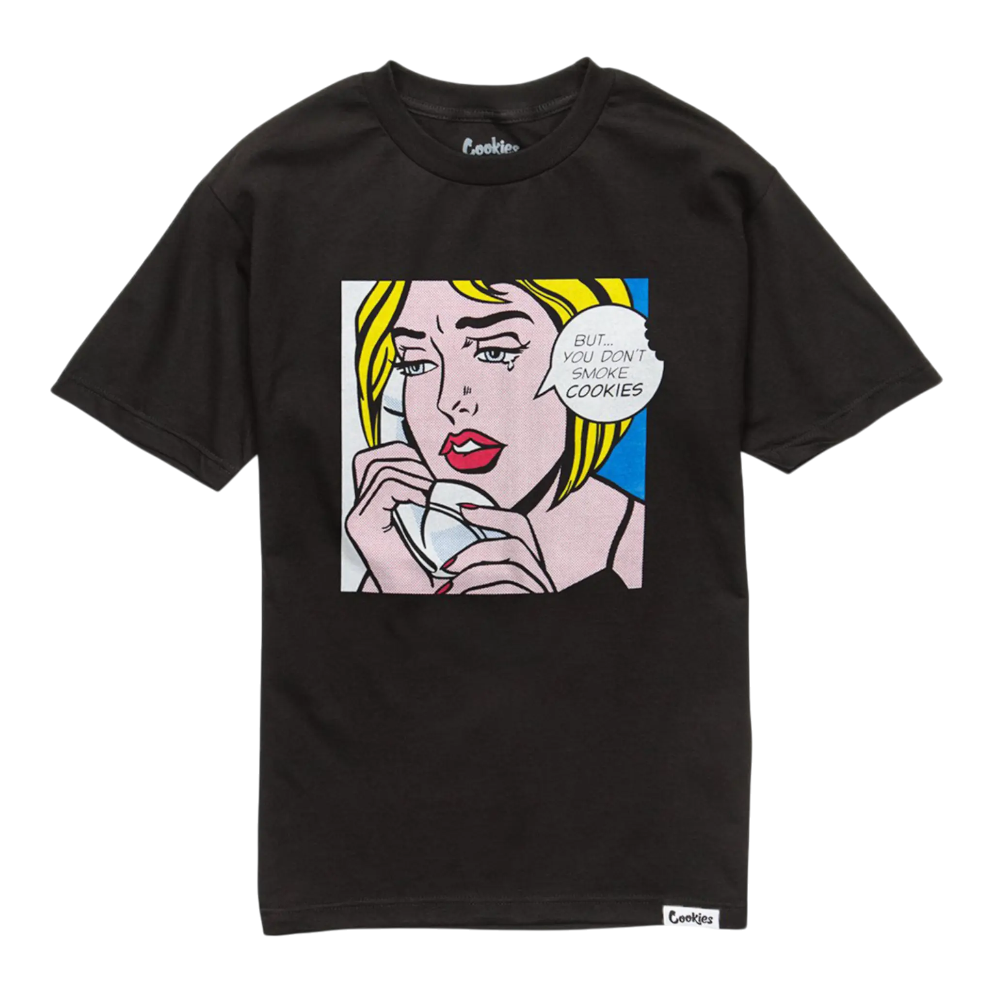 Cookies Script Logo T-Shirt Men Black