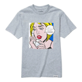Cookies Script Logo T-Shirt Men Heather Grey
