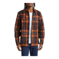 Dickies Nimmons Men Plaid Flannel Long Sleeve Shirt Dark Plaid
