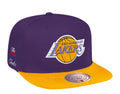 Mitchell & Ness Los Angeles Lakers HWC 1988 Finals Patch Men Snapback Hat Purple/Gold