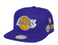 Mitchell & Ness Los Angeles Lakers HWC Finals Men Snapback Hat Purple/Blue