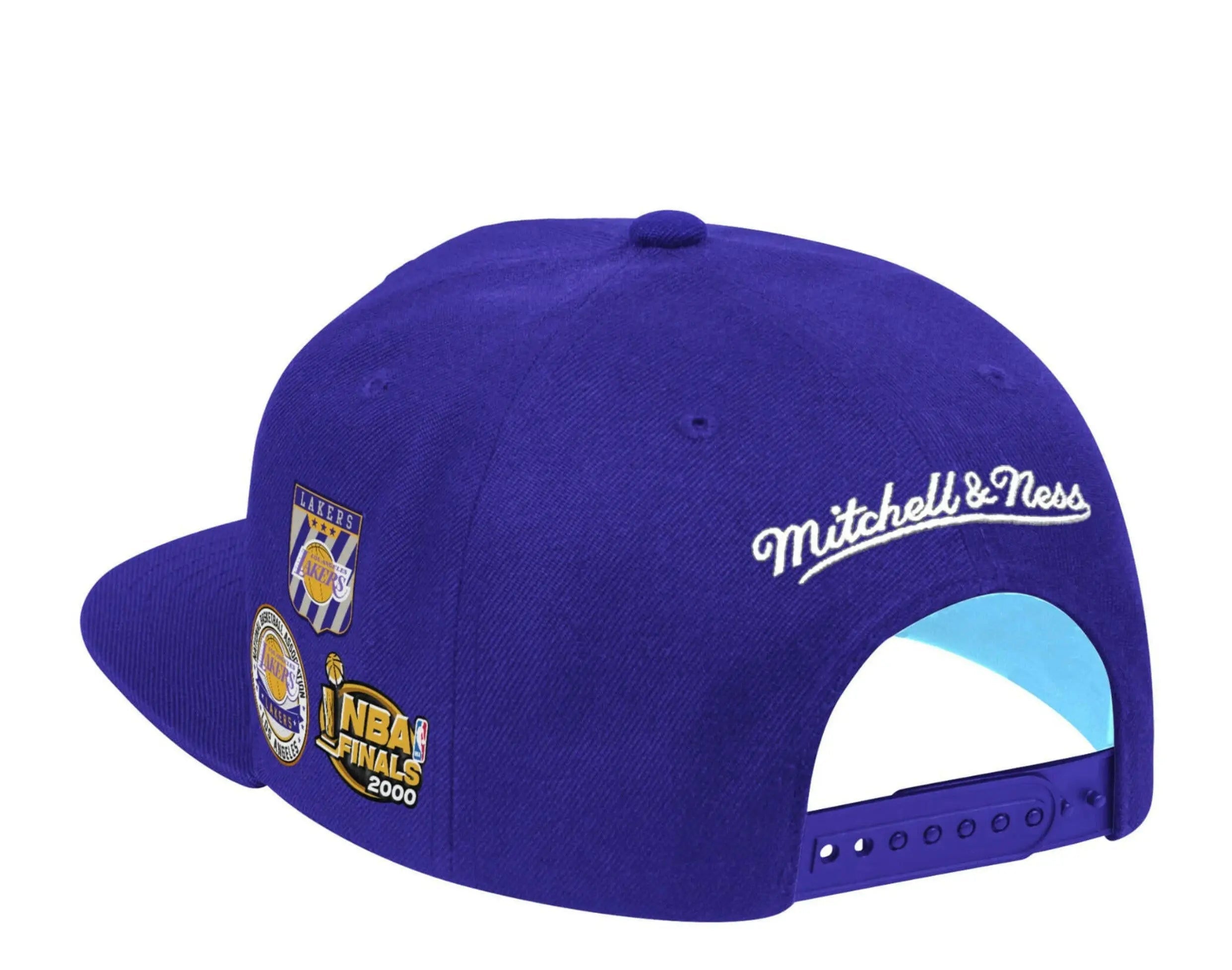 Mitchell & Ness Los Angeles Lakers HWC Finals Men Snapback Hat Purple/Blue