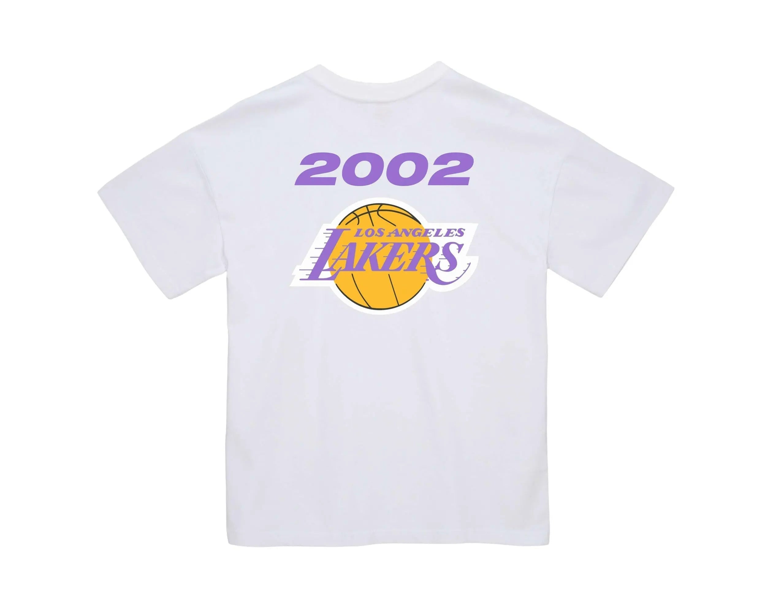 Mitchell & Ness Los Angeles Lakers QS 2002 Finals Men T-Shirt White