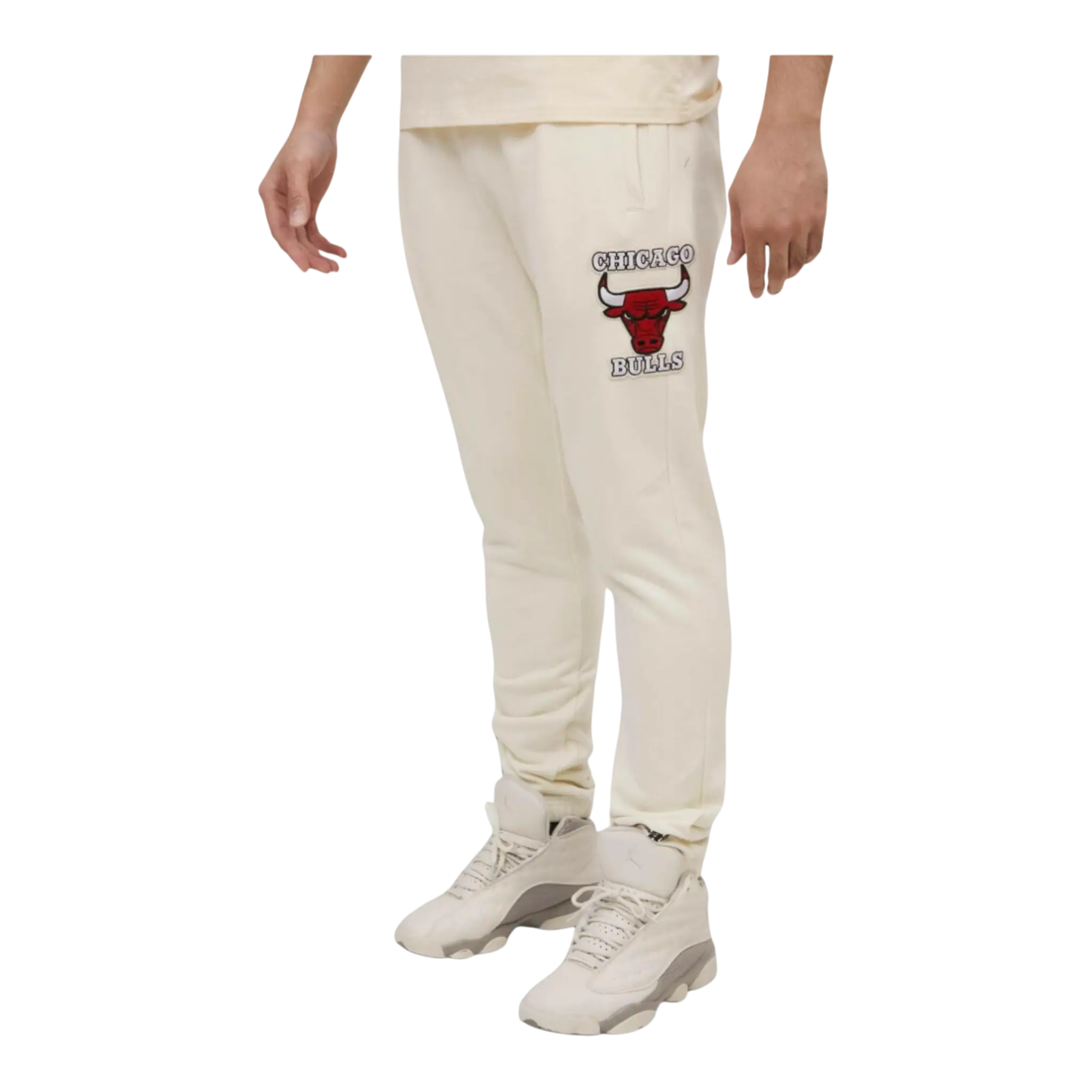Pro Standard NBA Chicago Bulls Retro Classic Men Sweatpants Eggshell/Red