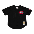 Mitchell & Ness Authentic Mesh BP Cincinnati Reds 2000 Ken Griffey Jr. Men Baseball Jersey Black