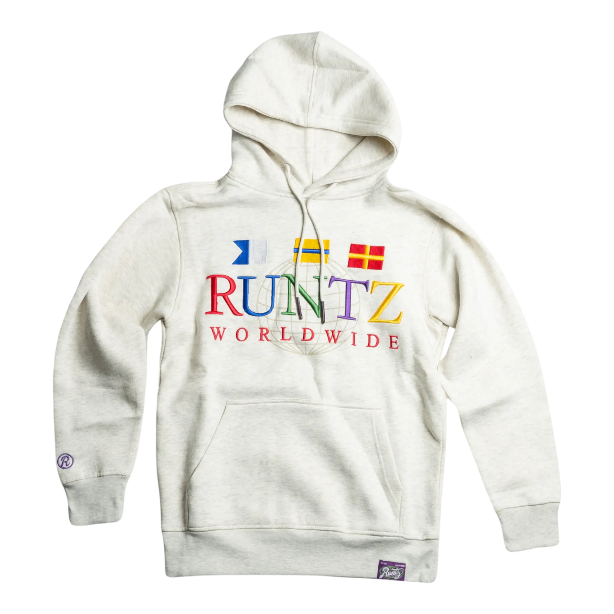 Runtz Around The World Pullover Hoodie Men’s – Oatmeal