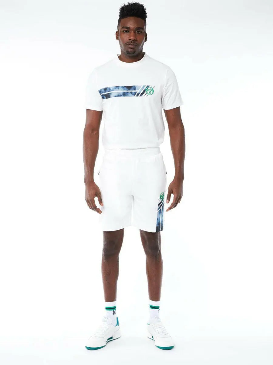 Sergio Tacchini Velocita Men Shorts Blanc De Blanc
