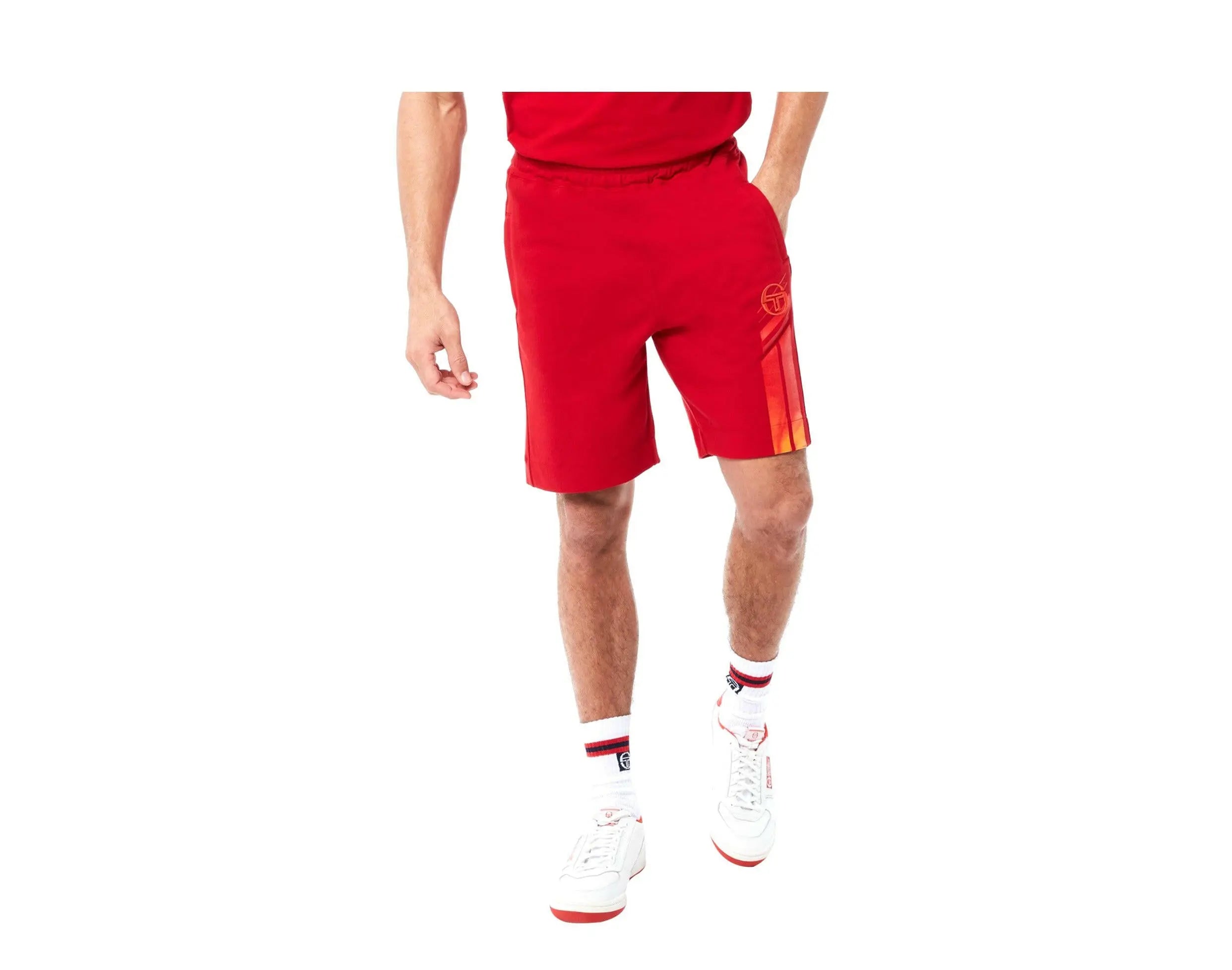 Sergio Tacchini Velocita Men Shorts Tango Red