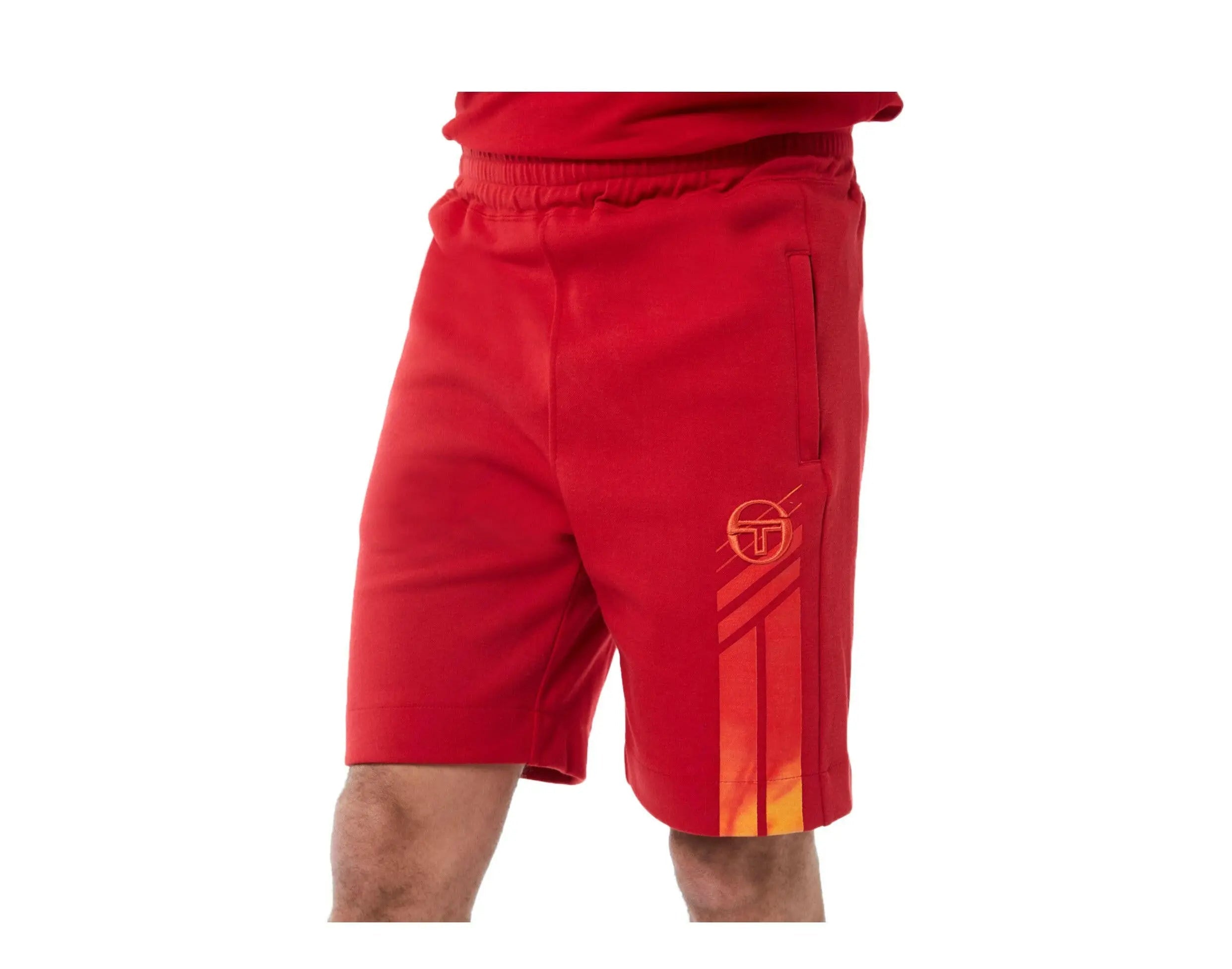 Sergio Tacchini Velocita Men Shorts Tango Red
