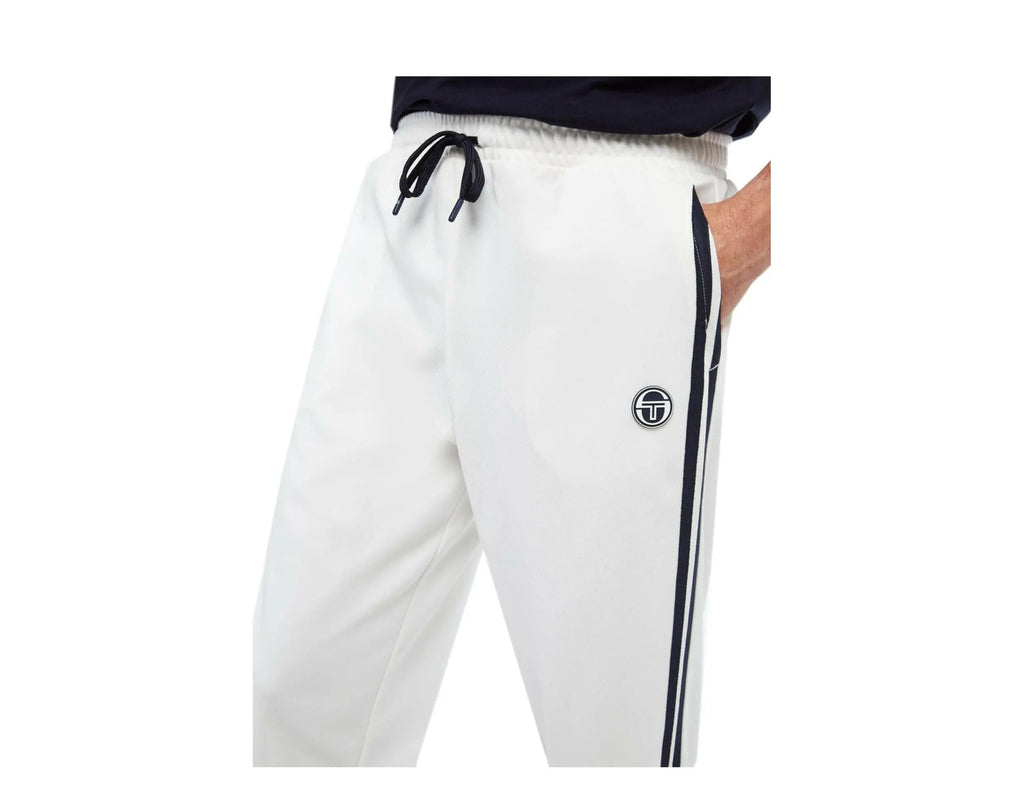 Sergio Tacchini Young Line Men Track Pants Blanc De Blanc/Night Sky