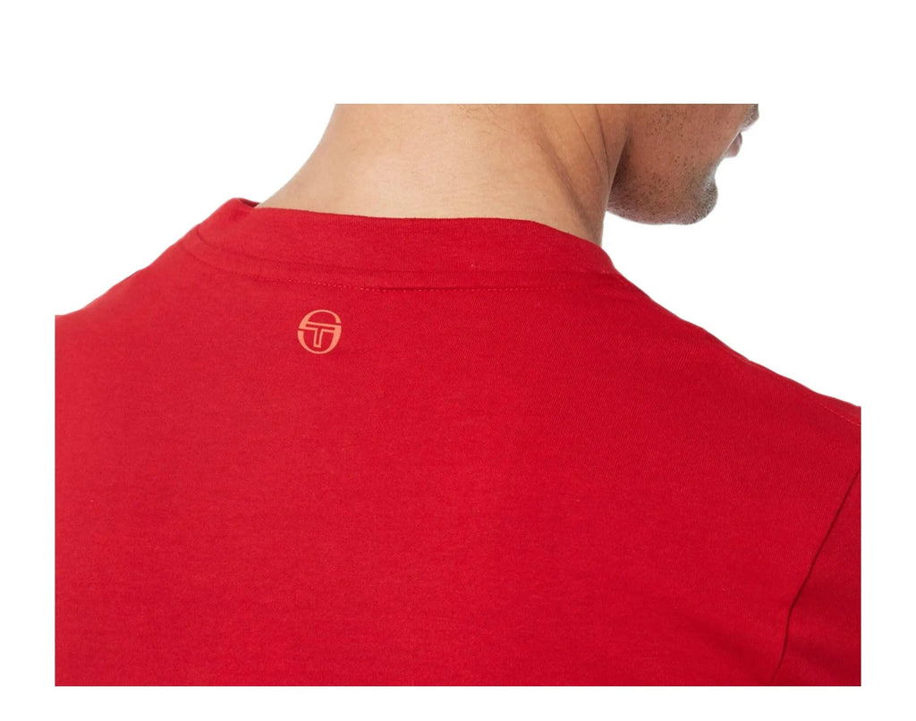 Sergio Tacchini Velocita Men T-Shirt Tango Red