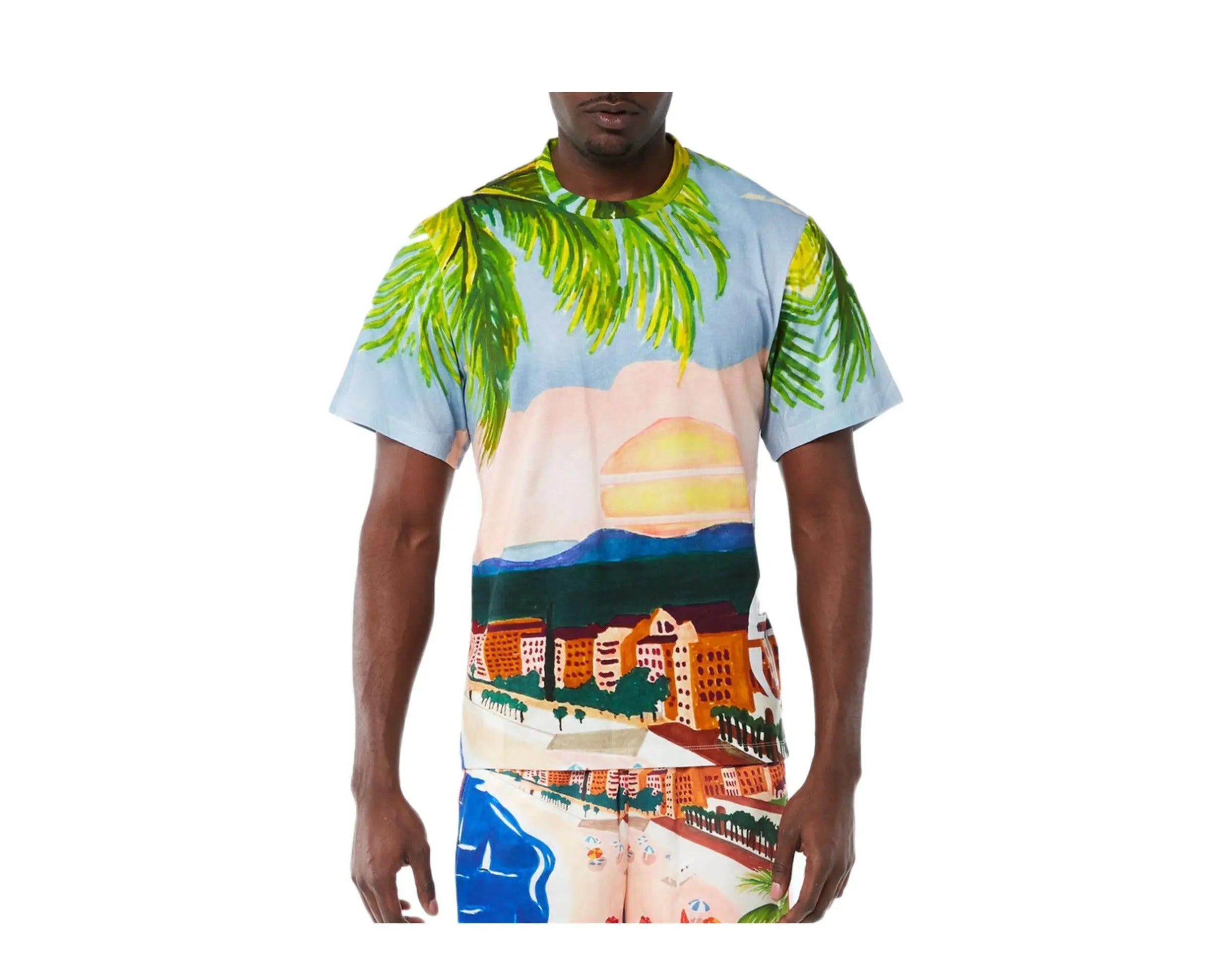 Sergio Tacchini Ciudad Men T-Shirt Cherry Tomato Multi