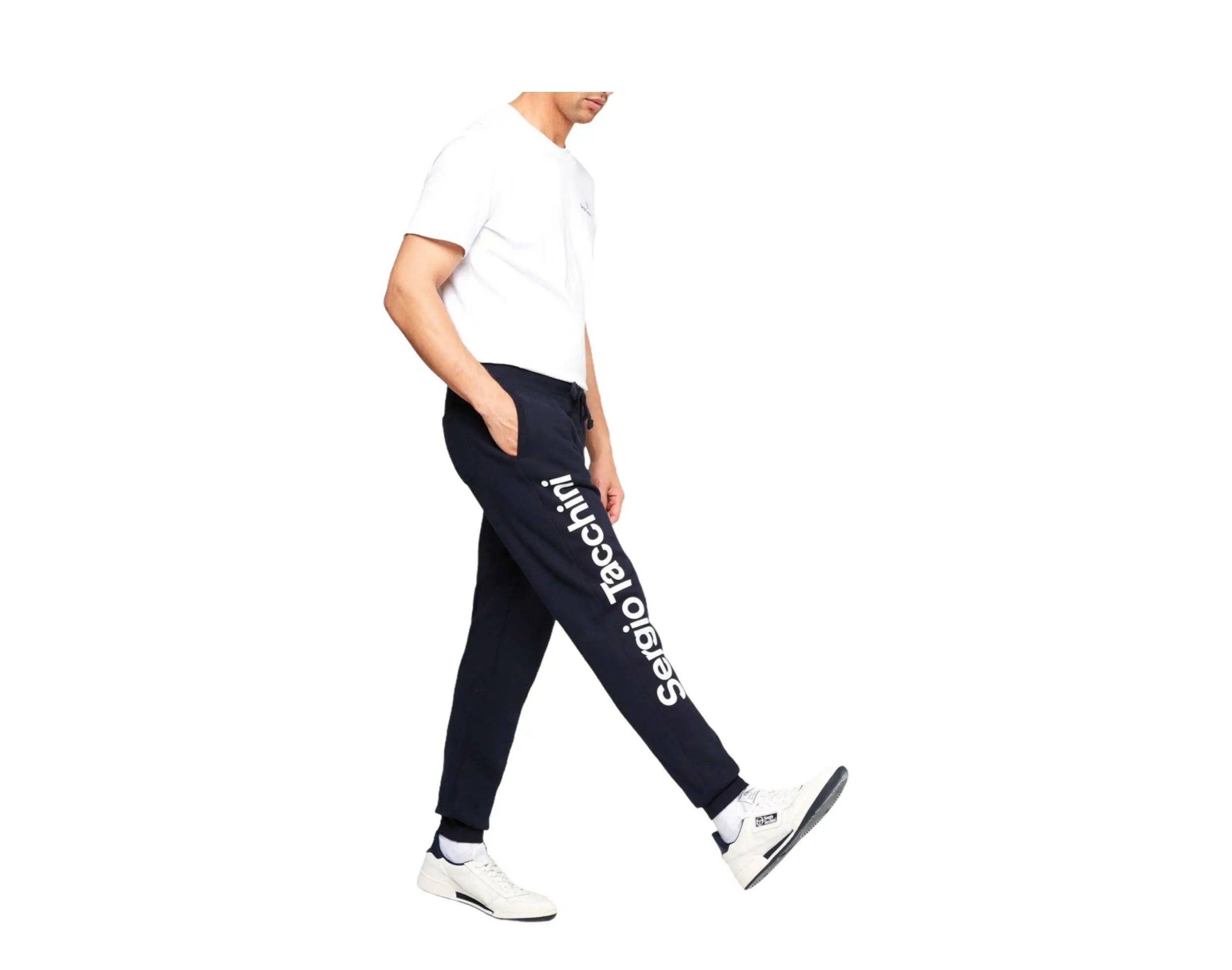 Sergio Tacchini Nizard Men Sweatpants Night Sky/White