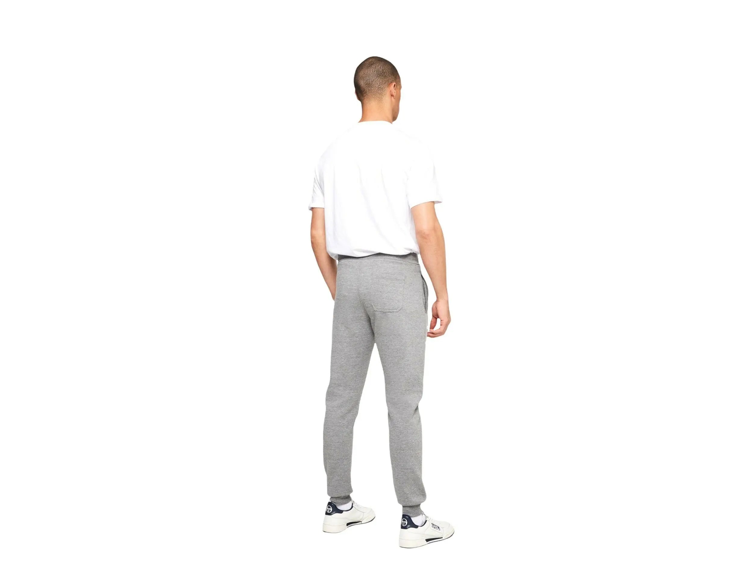 Sergio Tacchini Nizard Men Sweatpants Dark Grey Melange/Black