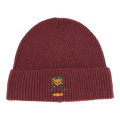 Polo Ralph Lauren Embroidered Fox Rib-Knit Women Beanie Rich Ruby