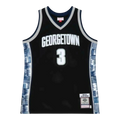 Mitchell & Ness Authentic Georgetown Hoyas 1995-96 Allen Iverson Men Basketball Jersey Black/Grey/White
