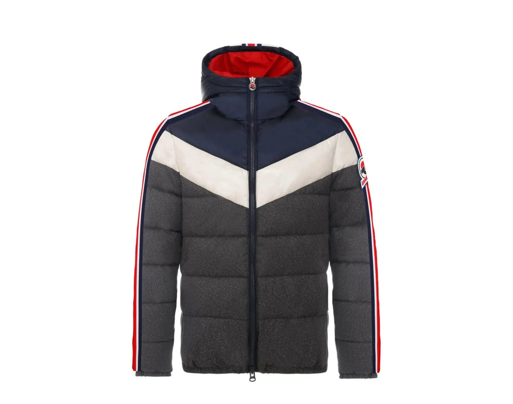 Invicta Marco Bomber Hooded Men Jacket Grey/Navy/Red