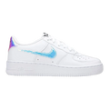 Nike Air Force 1 LV8 Digital Swoosh Big Kids Basketball Shoes White/Multi‑Color‑Black