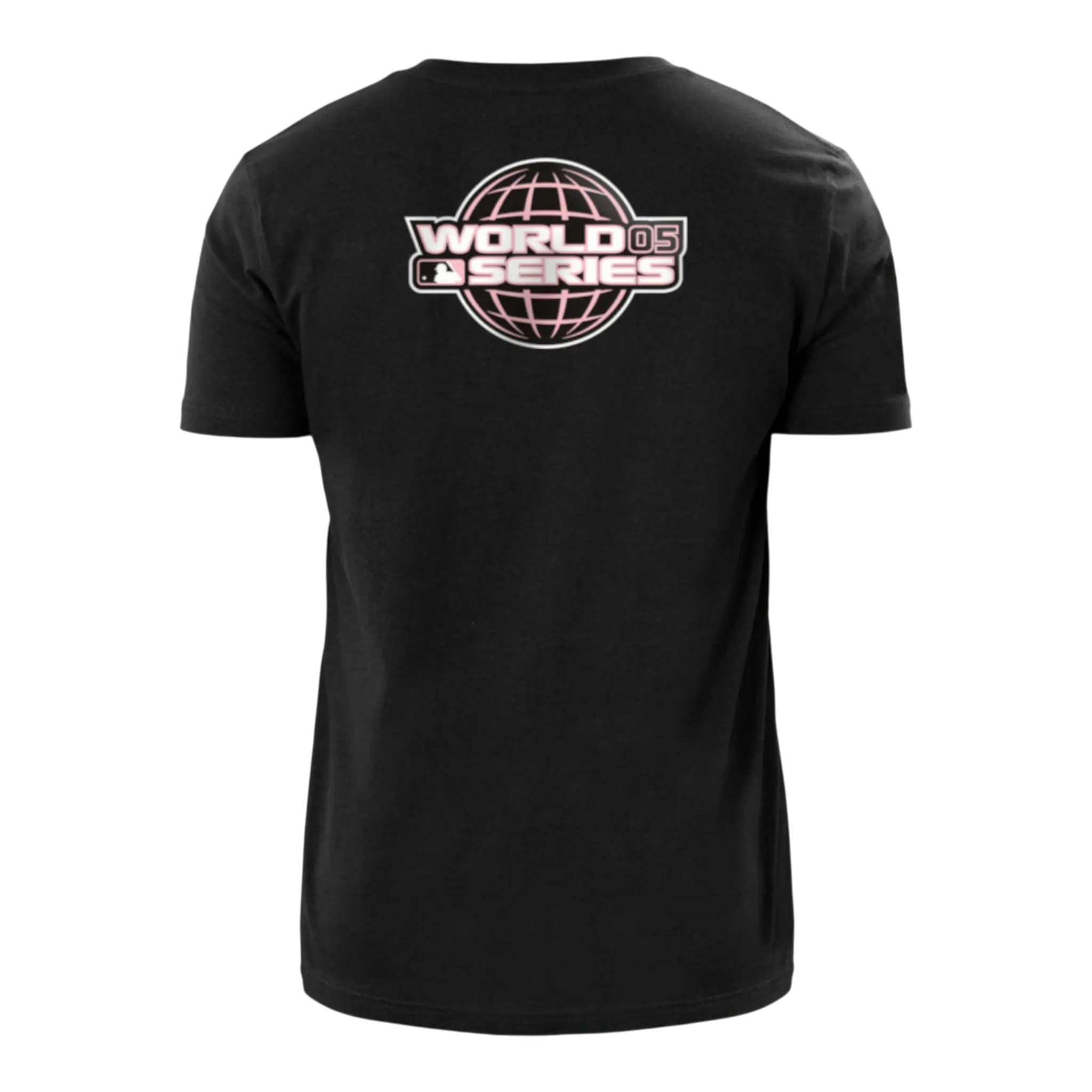 New Era MLB Chicago White Sox Team Drip World Series Men T-Shirt Black/Pink
