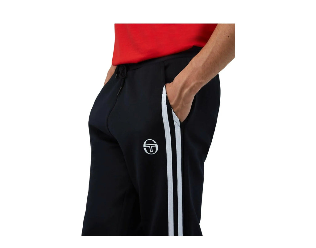 Sergio Tacchini Prato Men Track Pants Black/White