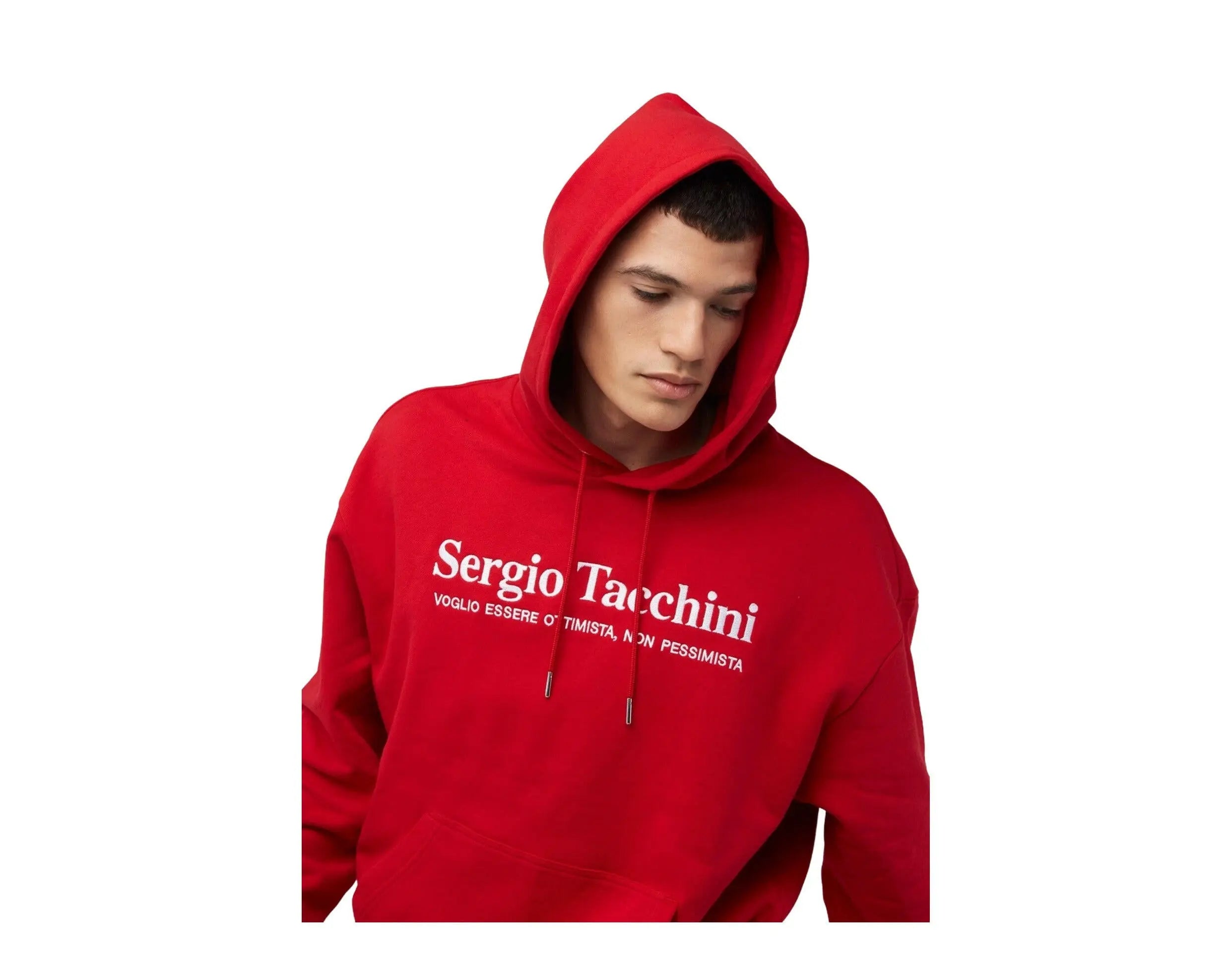 Sergio Tacchini Ottimista Men Hoodie Tango Red