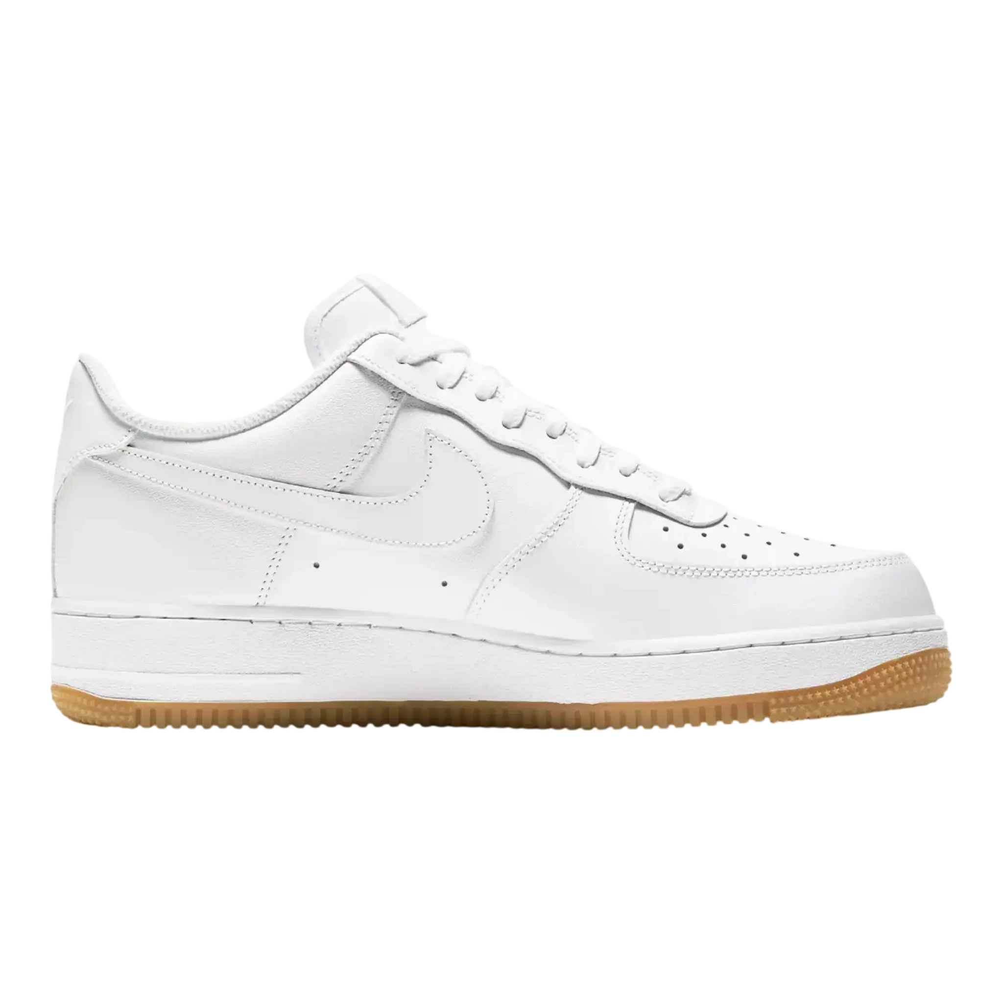 Nike Air Force 1 '07 Men Sneakers White/Gum Leather Low Top