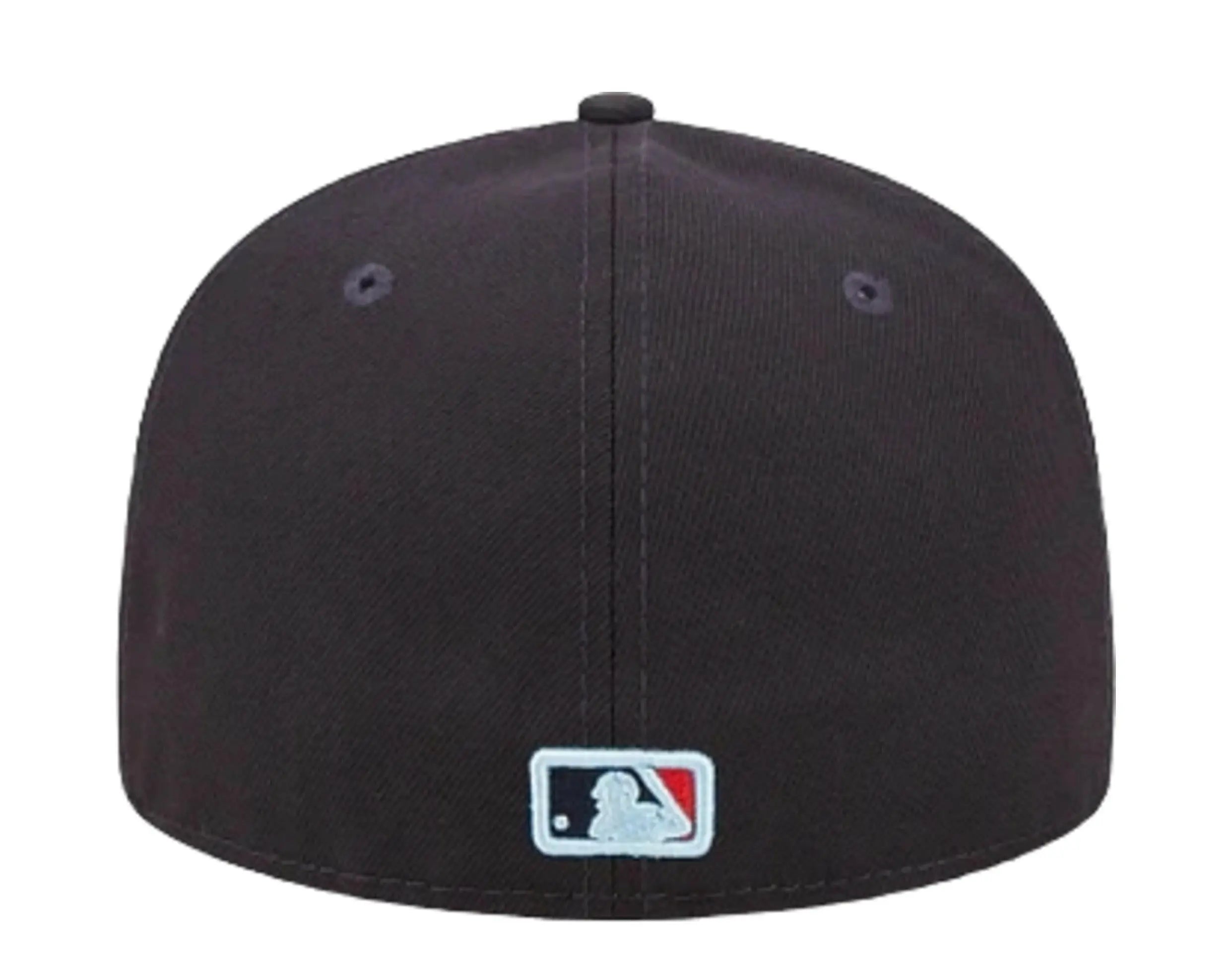 New Era Cloud Under 59Fifty Atlanta Braves Men Fitted Hat Navy