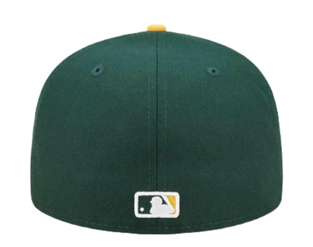 New Era 59Fifty MLB Oakland Athletics Comic Cloud Fitted Hat Green/Yellow