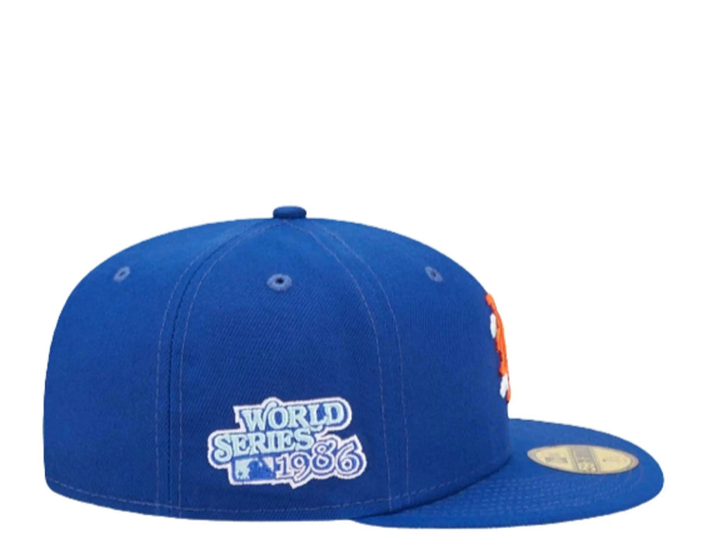New Era 59Fifty MLB New York Mets Comic Cloud Fitted Hat Blue