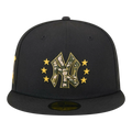 New Era 59Fifty MLB New York Yankees Armed Forces Day 2024 Fitted Hat Black