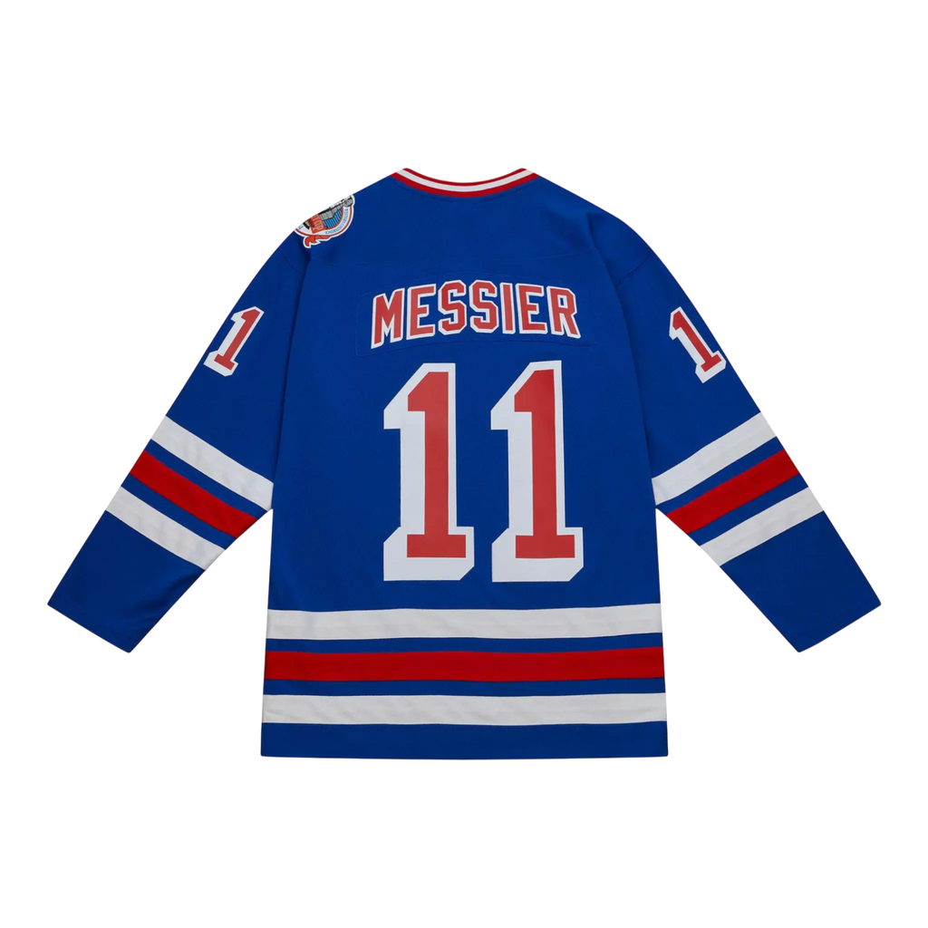 Mitchell & Ness Blue Line Mark Messier New York Rangers 1993 Men Jersey Royal Blue