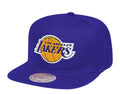 Mitchell & Ness Los Angeles Lakers HWC Team Ground Men Snapback Hat Purple