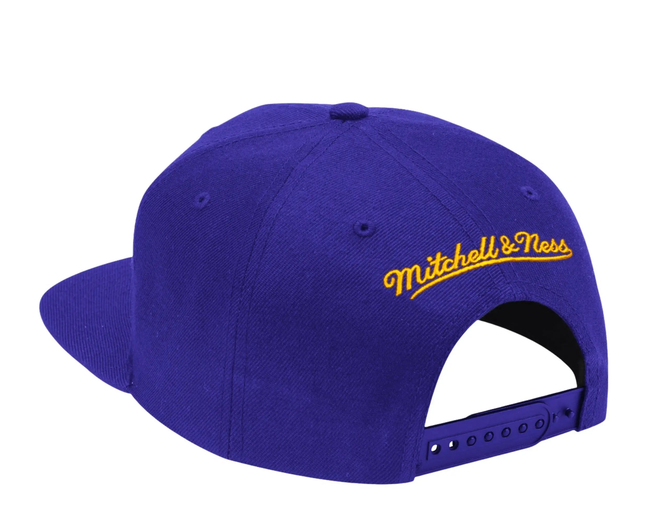 Mitchell & Ness Los Angeles Lakers HWC Team Ground Men Snapback Hat Purple