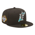 New Era Florida Marlins Cloud Under Fitted Hat Black