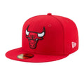 New Era 59Fifty Men Fitted Hat Red Chicago Bulls