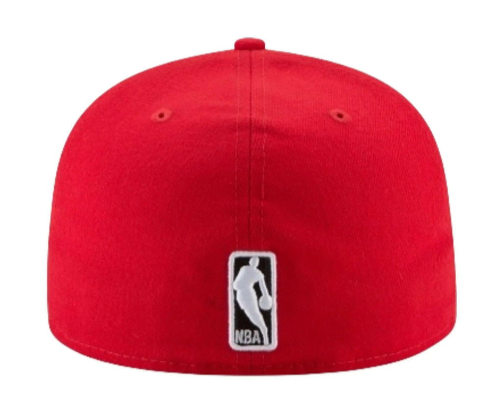 New Era 59Fifty Men Fitted Hat Red Chicago Bulls