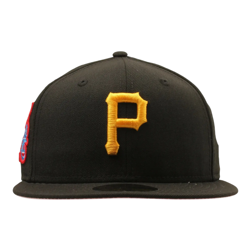 New Era 59Fifty Men Fitted Hat Black Pittsburgh Pirates 1979 World Series Pink Undervisor