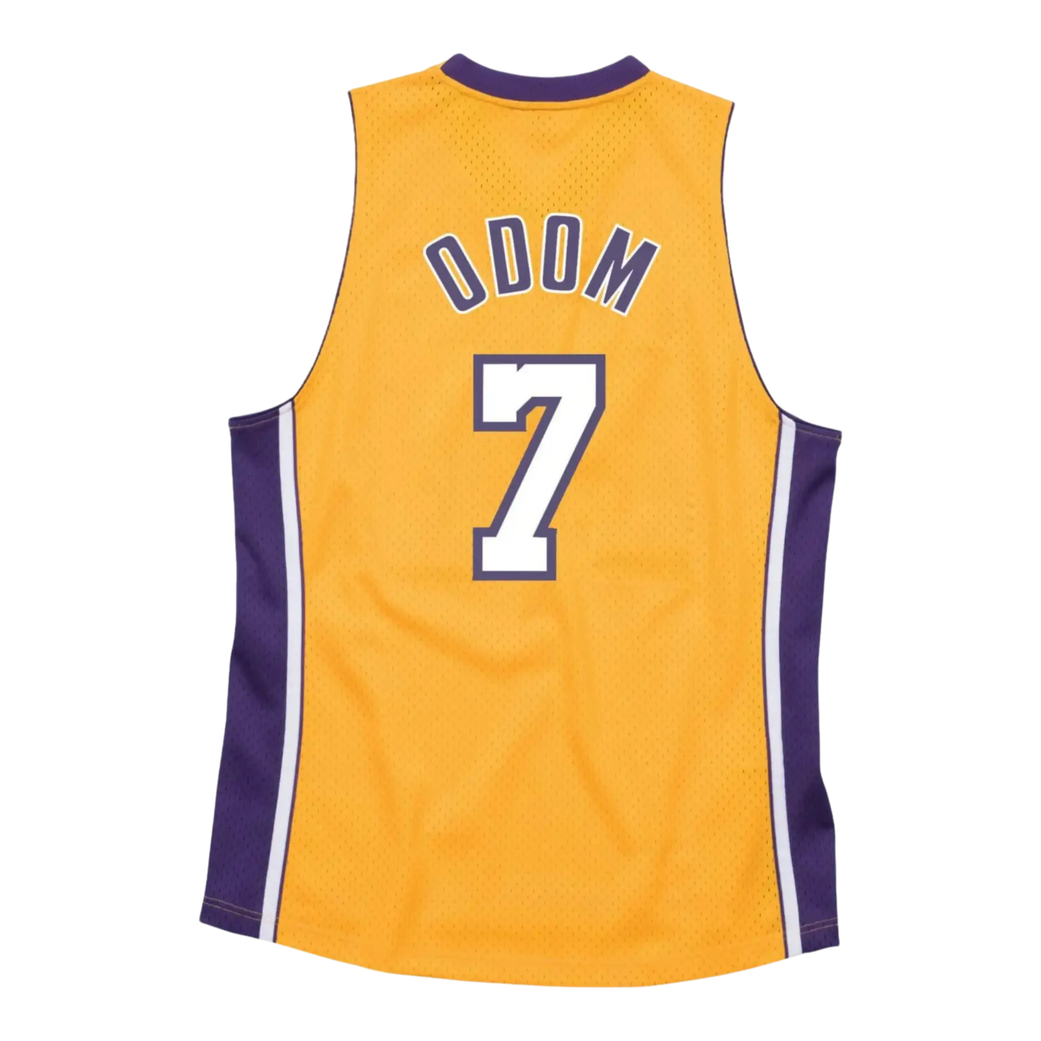 Mitchell & Ness Los Angeles Lakers 2009-10 Lamar Odom Men Jersey Gold