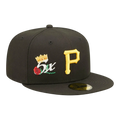 New Era Crown Champs WS 59Fifty Pittsburgh Pirates Men Fitted Hat Black