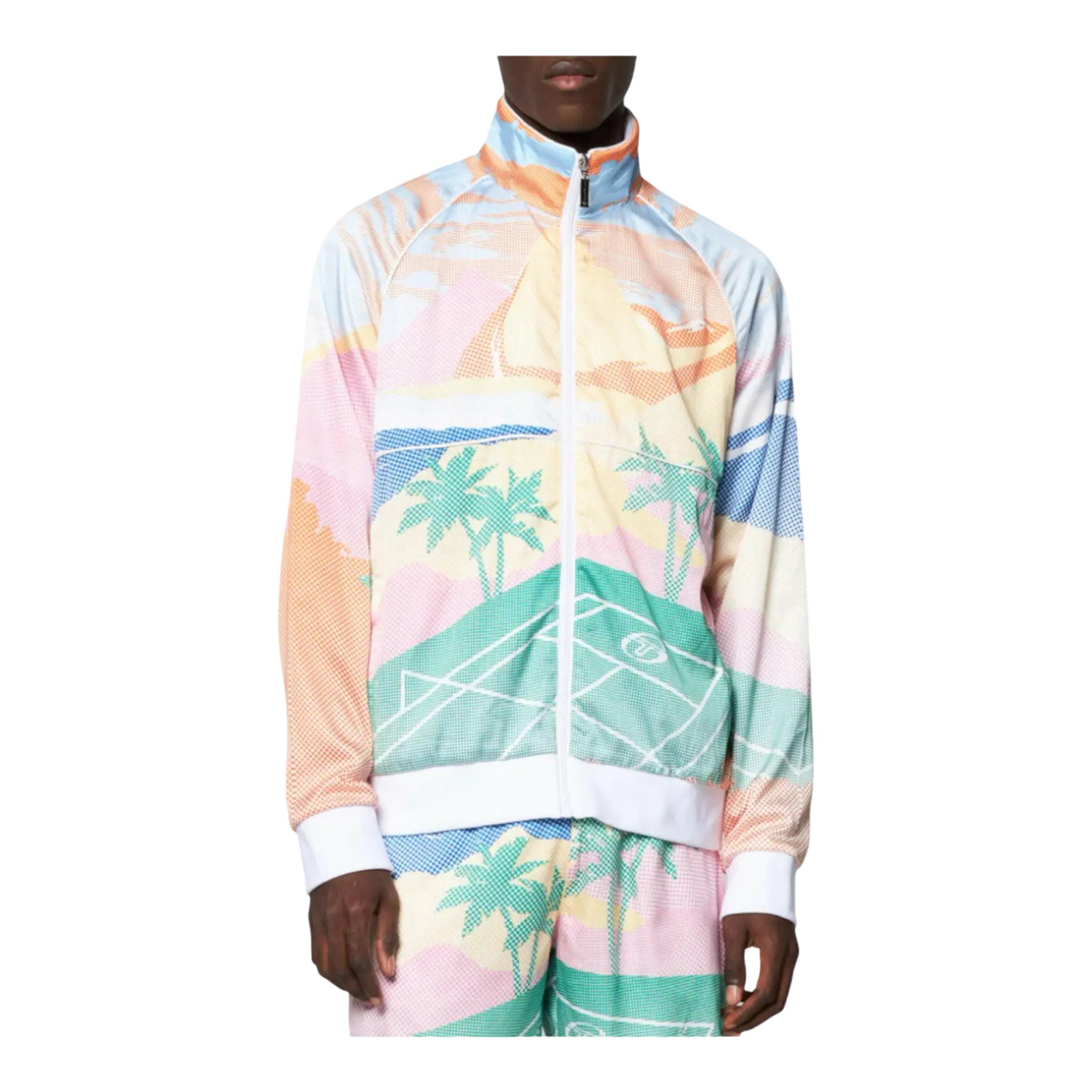 Sergio Tacchini Riviera Men Track Jacket Deep Mint/Multi